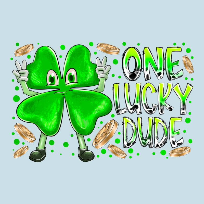One Lucky Dude Ladies Tee by RacoonDesign | Teevron