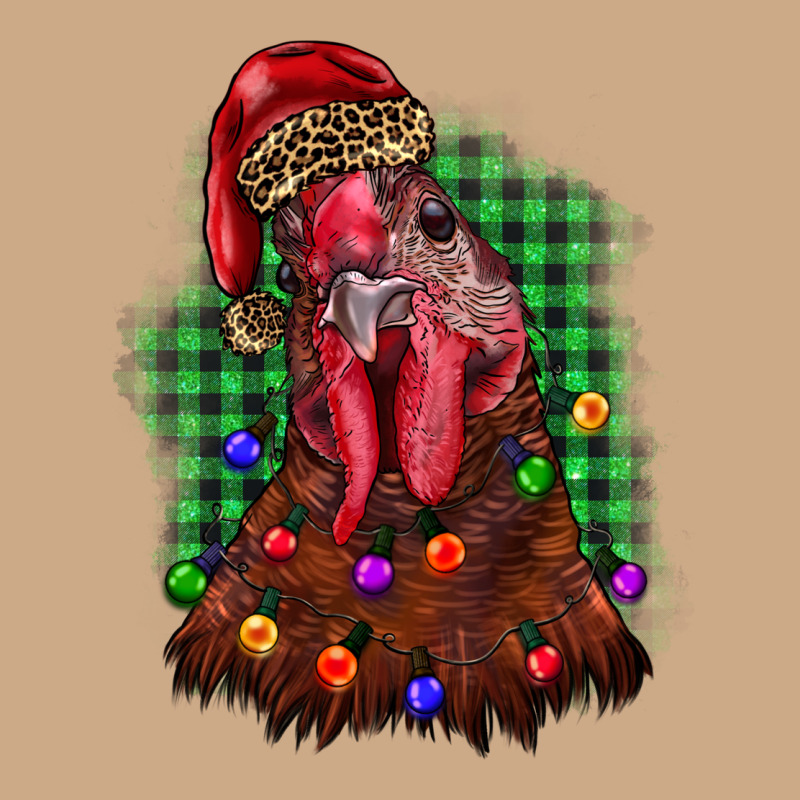 Christmas Rooster Vintage Hoodie by BarkalooDesign | Teevron
