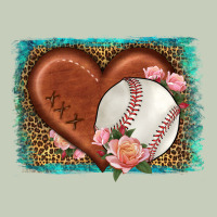 Western Leopard Baseball Heart Ladies Tee | Teevron