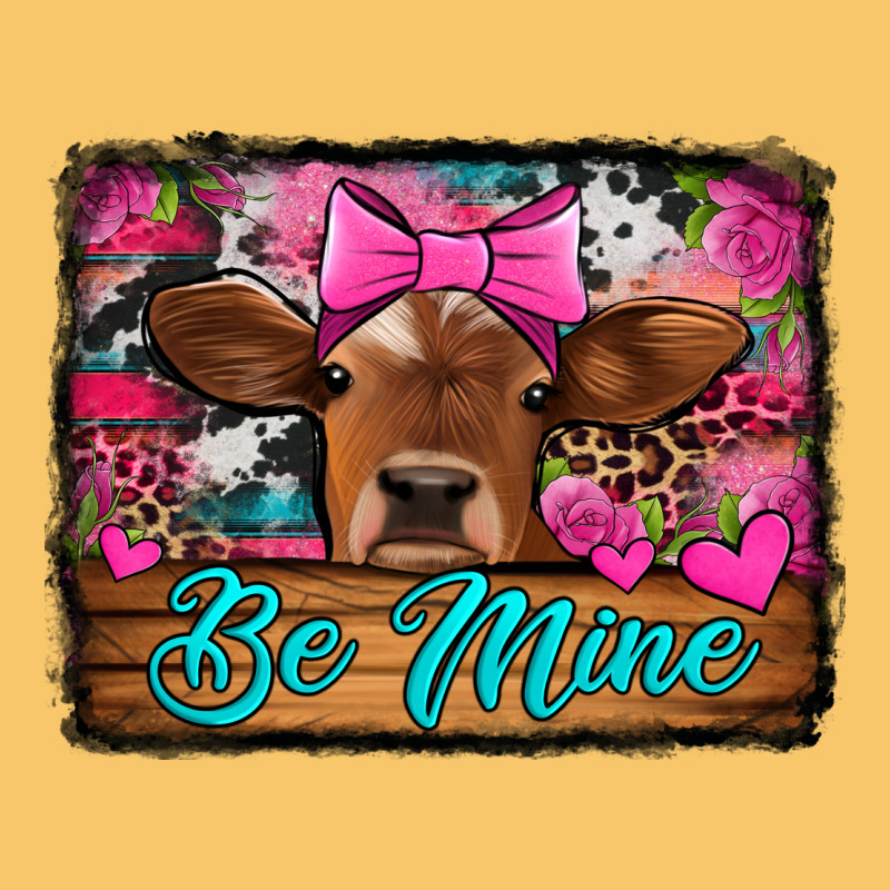 Be Mine Valentine's Day Cow Vintage Hoodie by Jasminsmagicworld | Teevron
