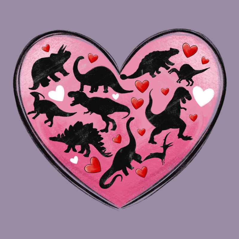 Dinosaur Valentine Heart Classic Tee by MaliasSmallBusiness | Teevron