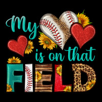 My Heart Is On That Field Baseball Ladies Tee | Teevron