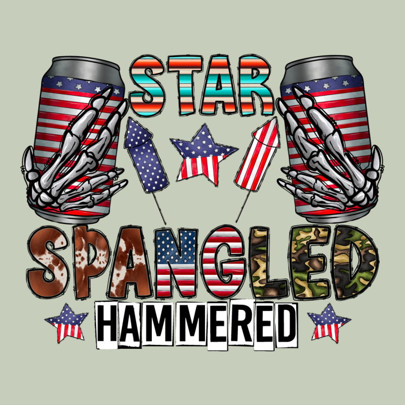 Star Spangled Hammered Ladies Tee by CowhideDigitalArt | Teevron