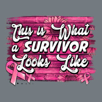 This Is What A Survivor Looks Like Breast Cancer Heavyweight Sweatshirt | Teevron