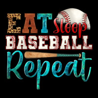 Eat Sleep Baseball Repeat Ladies Tee | Teevron