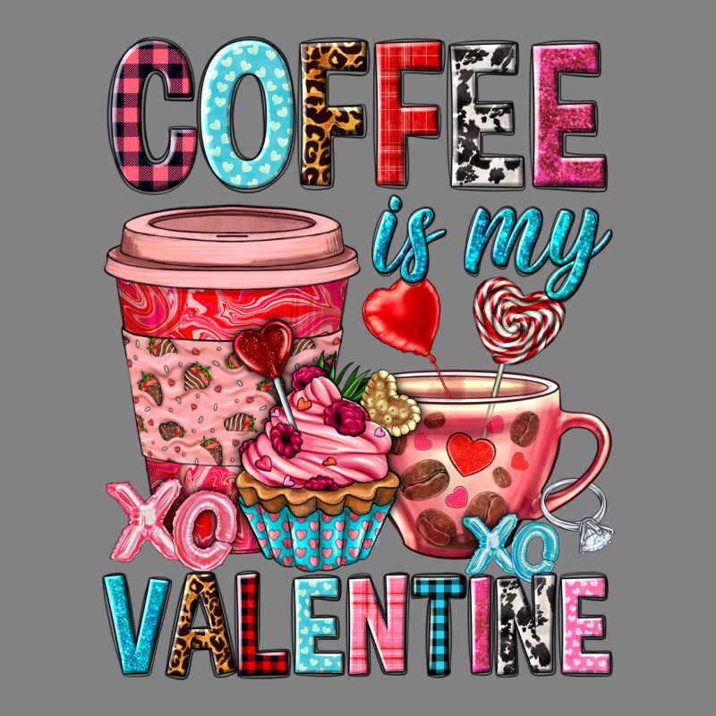 Coffee Is My Valentine Valentine's Day Heavyweight Hoodie by HowdyJamesFarm | Teevron