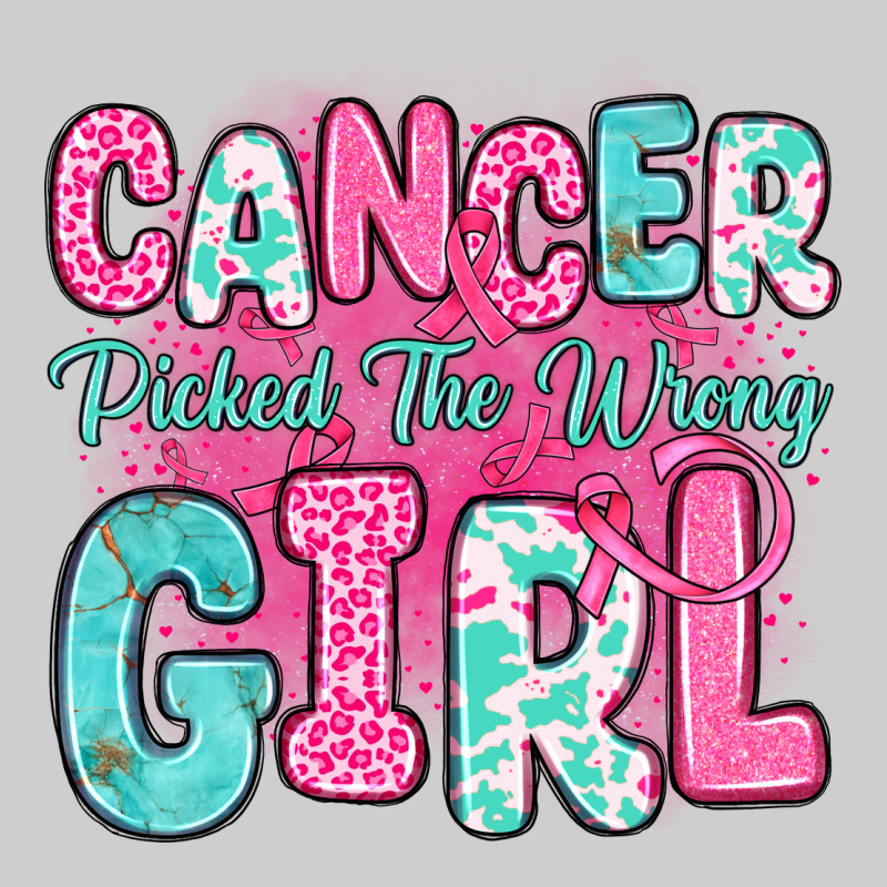 Cancer Picked The Wrong Girl Premium Tee by JahusDesignShop | Teevron