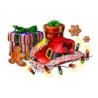 cowgirl hat with gifts and cookies | Teevron
