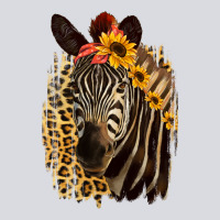 Zebra With Sunflowers Zipper Hoodie | Teevron