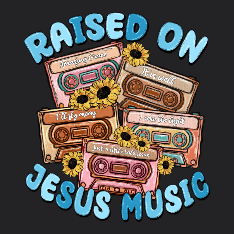 Raised On Jesus Music Vintage Tee by MaliasSmallBusiness | Teevron