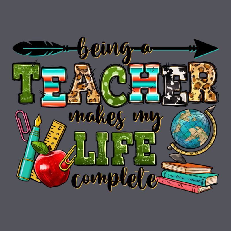 Being A Teacher Makes My Life Complete Vintage Hoodie by RanaPortraitStore | Teevron