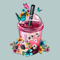 Mexican Day Of The Dead Skulls Coffee Cup Heavy Core Tee | Teevron