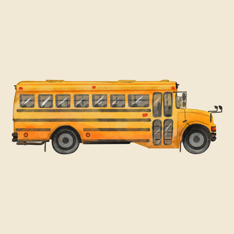 School Bus Ladies Tee by FaDigitalArtStudio | Teevron