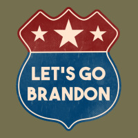 Let's Go Brandon Shield Patch Vintage Hoodie | Teevron