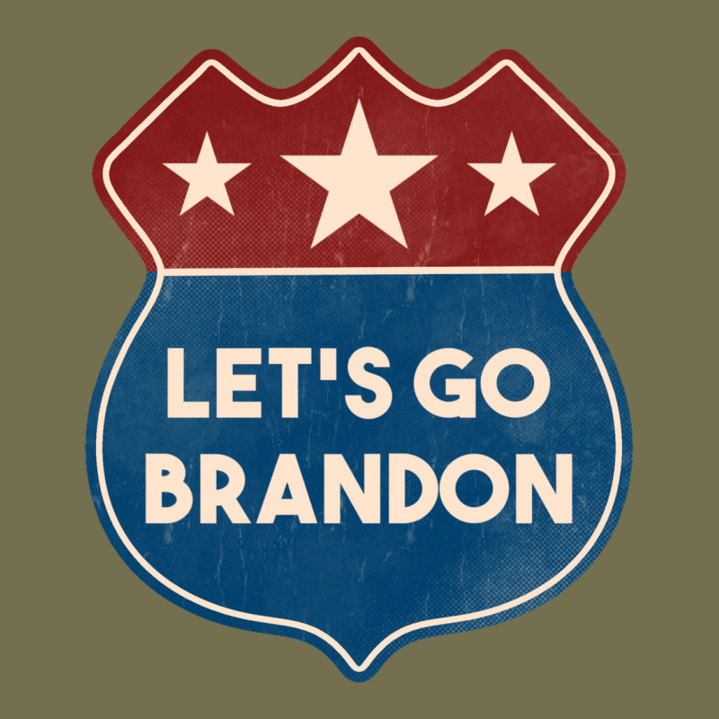 Let's Go Brandon Shield Patch Vintage Hoodie by Jasminsmagicworld | Teevron
