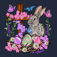 Easter Eggs And Bunny With Cross Easter Day Premium Sweatshirt | Teevron