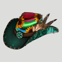 Aztec Sunflower Cowboy Hat Zipper Hoodie | Teevron