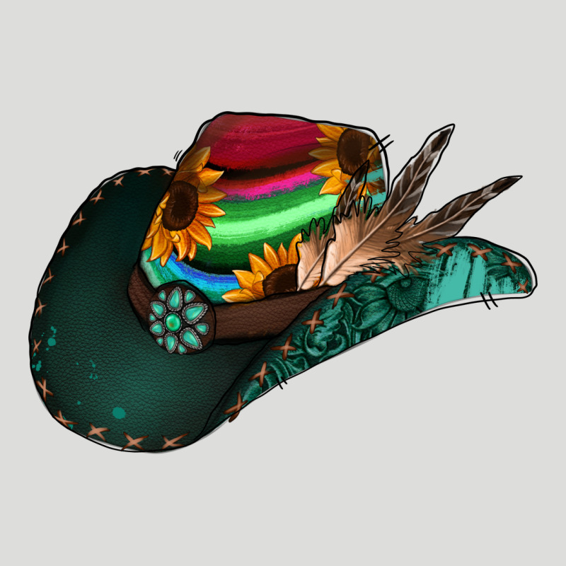 Aztec Sunflower Cowboy Hat Zipper Hoodie by Bettercallsaul | Teevron