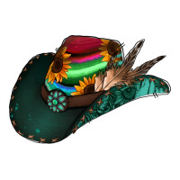 Aztec Sunflower Cowboy Hat | Teevron