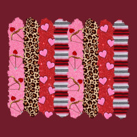 Valentine's Day Brushstrokes Zipper Hoodie | Teevron