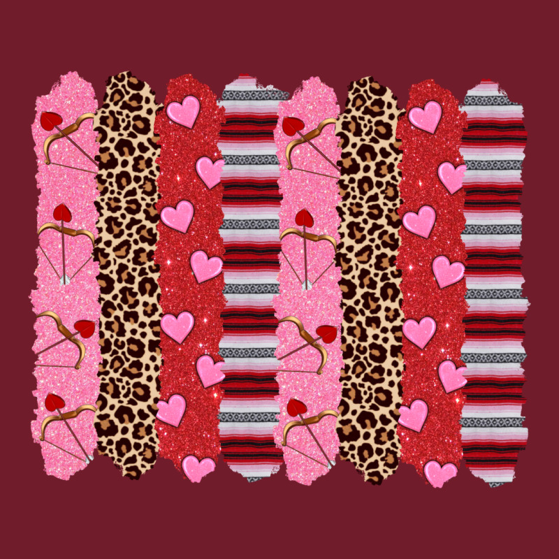 Valentine's Day Brushstrokes Zipper Hoodie by RanaPortraitStore | Teevron