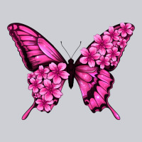 Floral Pink Butterfly Heavyweight Sweatshirt | Teevron