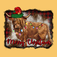 Merry Christmas Highland Cow Vintage Hoodie | Teevron