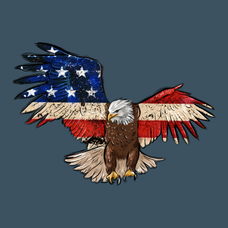 4th July Eagle Urban Heavy Tee by MaliasSmallBusiness | Teevron