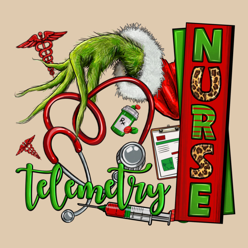 Grinch Hand Telemetry Nurse Heavyweight Sweatshirt by NancyCooperArtShop | Teevron