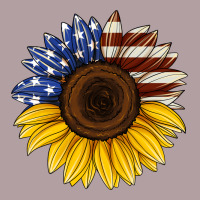American Flag Sunflower Vintage Hoodie | Teevron