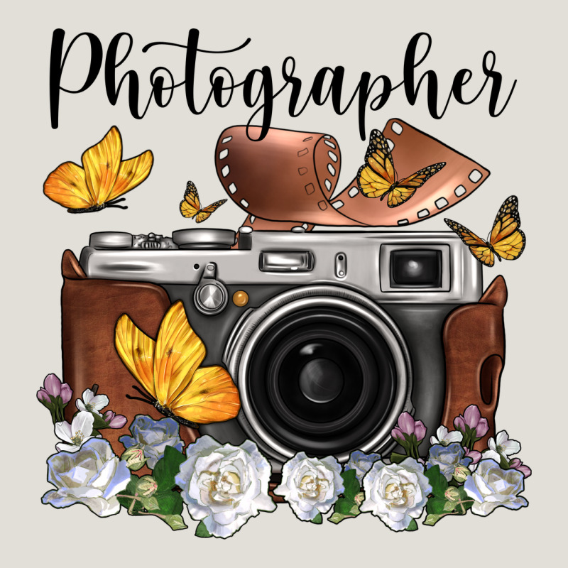 Photographer Floral Butterfly Film Roll Vintage Camera Heavy Core Tee by FaDigitalArtStudio | Teevron