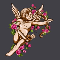 Cupid With Rose Valentine's Day Heavyweight Hoodie | Teevron