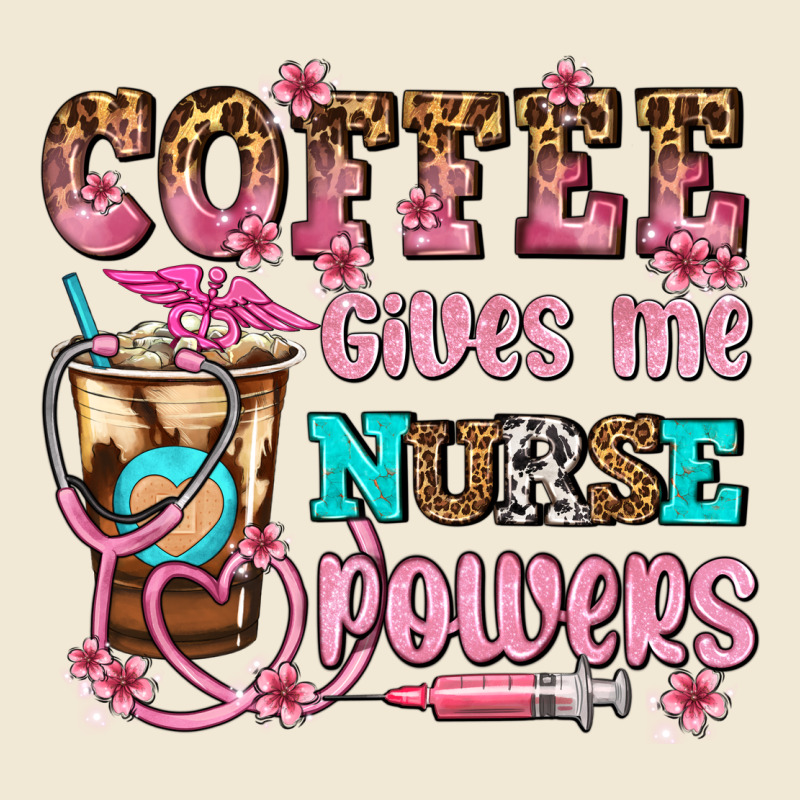 Coffee Gives Me Nurse Power Premium Tee by AdoDesignShop | Teevron
