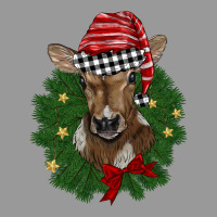 Christmas Wreath Baby Calf Vintage Hoodie | Teevron