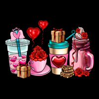Valentines Day Roses Coffee Cups Premium Tee | Teevron