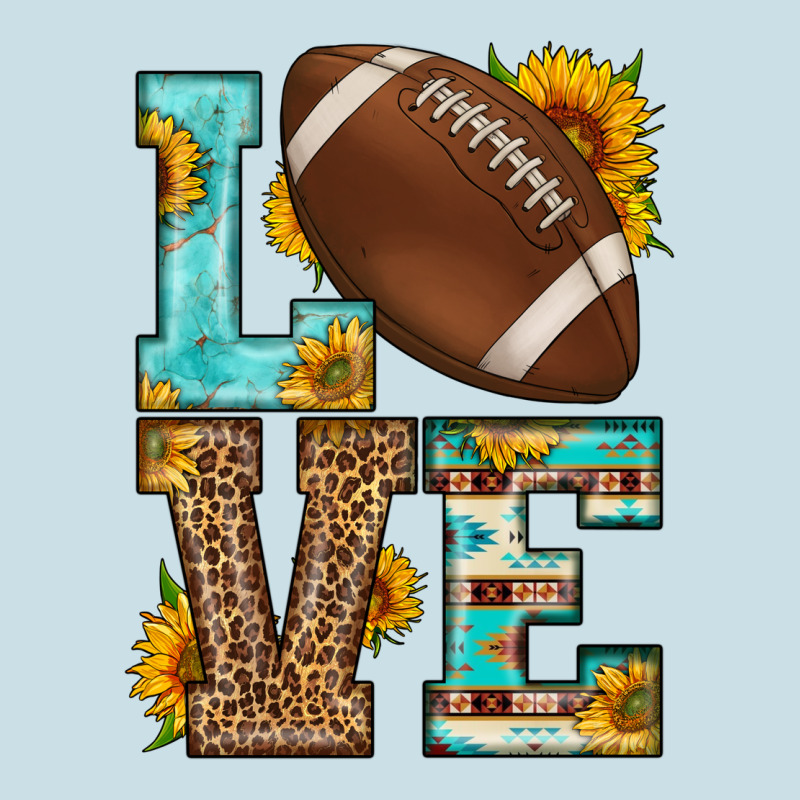 Western Love American Football Ladies Tee by HRA Design Shop | Teevron
