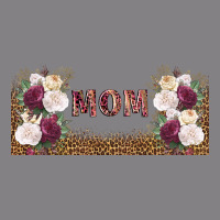 Mom Burgundy Flowers With Leopard Heavyweight Hoodie | Teevron