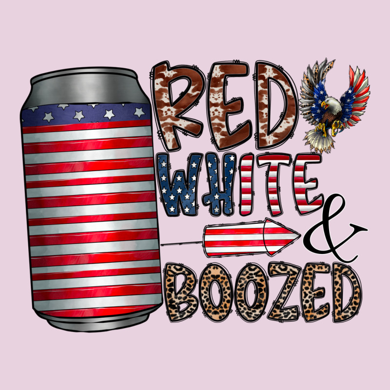 Red White  Boozed Ladies Tee by CowhideDigitalArt | Teevron