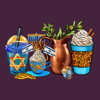 Hannukah Coffee Cups Premium Tee | Teevron