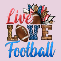 Live Love American Football Ladies Tee | Teevron