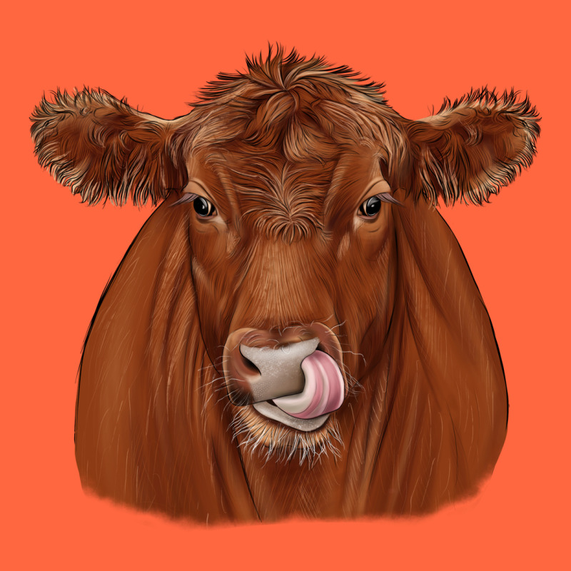 Red Angus Premium Hoodie by JahusDesignShop | Teevron