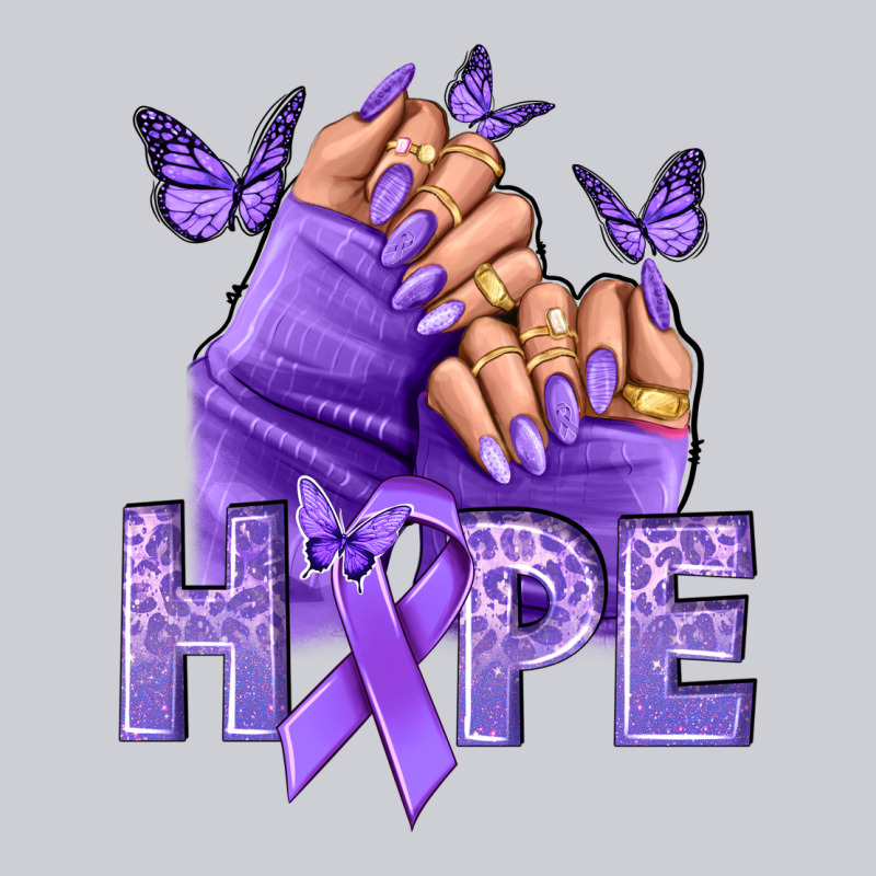 Hope All Cancers Nails Heavyweight Sweatshirt by NancyCooperArtShop | Teevron