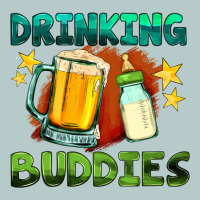 Drinking Buddies With Baby Bottle And Beer Heavy Core Tee | Teevron