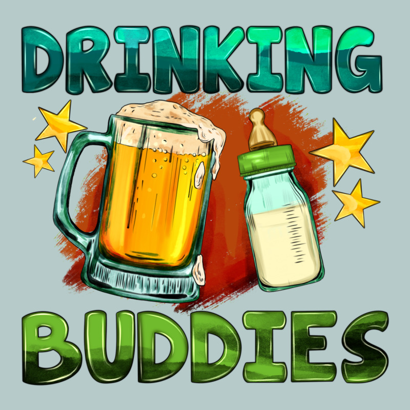 Drinking Buddies With Baby Bottle And Beer Heavy Core Tee by HRA Design Shop | Teevron