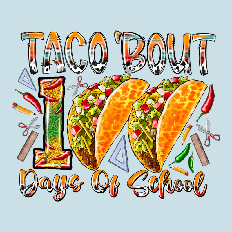 Taco Bout 100 Days Of School Ladies Tee by RacoonDesign | Teevron