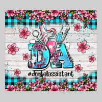 Da Dental Assistant Dentist Element With Flowers Premium Tee | Teevron