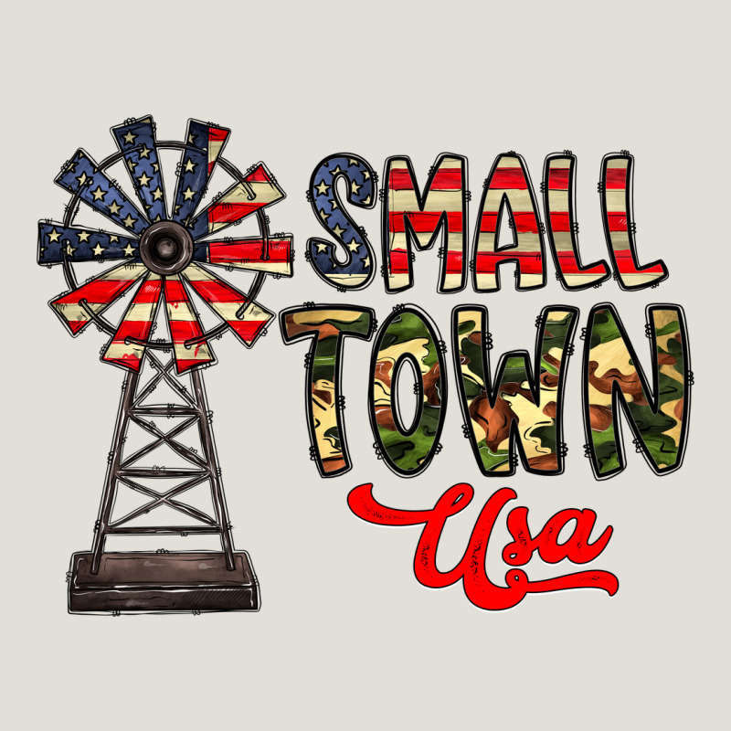 Small Town Usa Heavy Core Tee by CowhideDigitalArt | Teevron