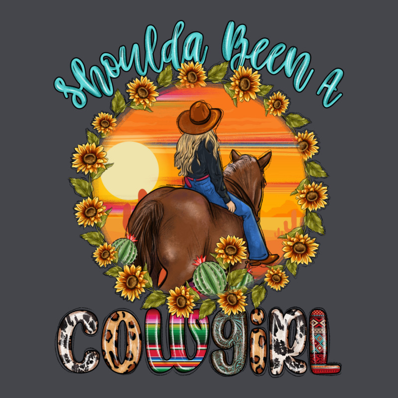 Shoulda Been A Cowgirl Long Sleeve Tee by MaliasSmallBusiness | Teevron