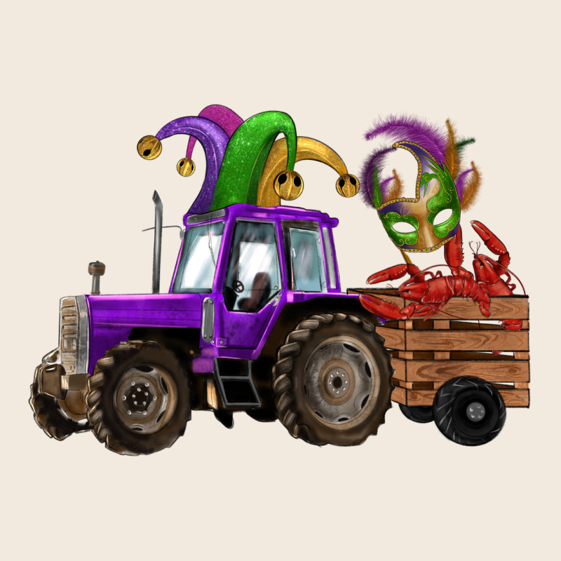 Mardi Gras Mask Crawfish Farm Tractor Zipper Hoodie by RanaPortraitStore | Teevron