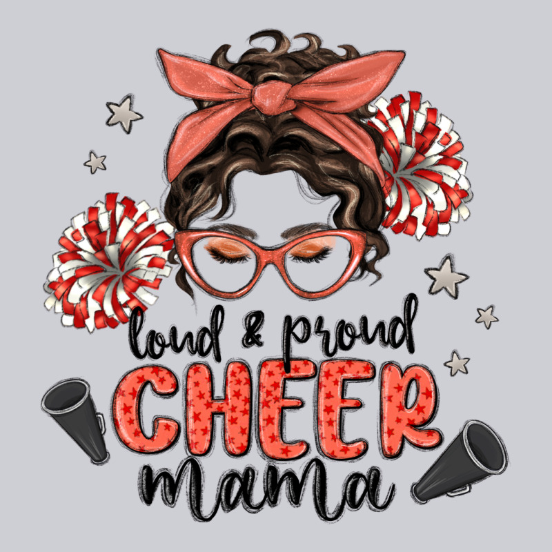 Loud&proud Mama Messy Bun Heavyweight Sweatshirt by MaliasSmallBusiness | Teevron